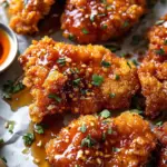 Baked Crunchy Hot Honey Chicken