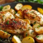 Easy Garlic Parmesan Chicken and Potatoes