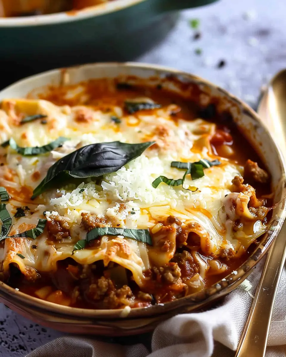 One Pot Lasagna Soup: A Cozy, Indulgent Twist on Comfort Food