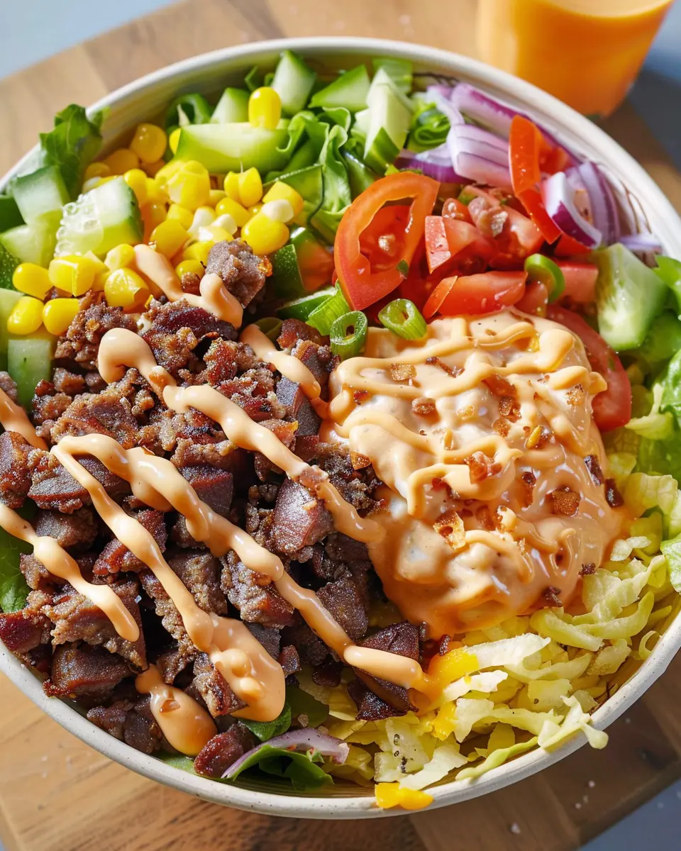 Cheeseburger Bowl: Easy Comfort Food with Turkey Bacon Delight