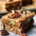 Caramel Frosted Zucchini Pecan Bars