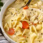 Easy Creamy Chicken Noodle Soup