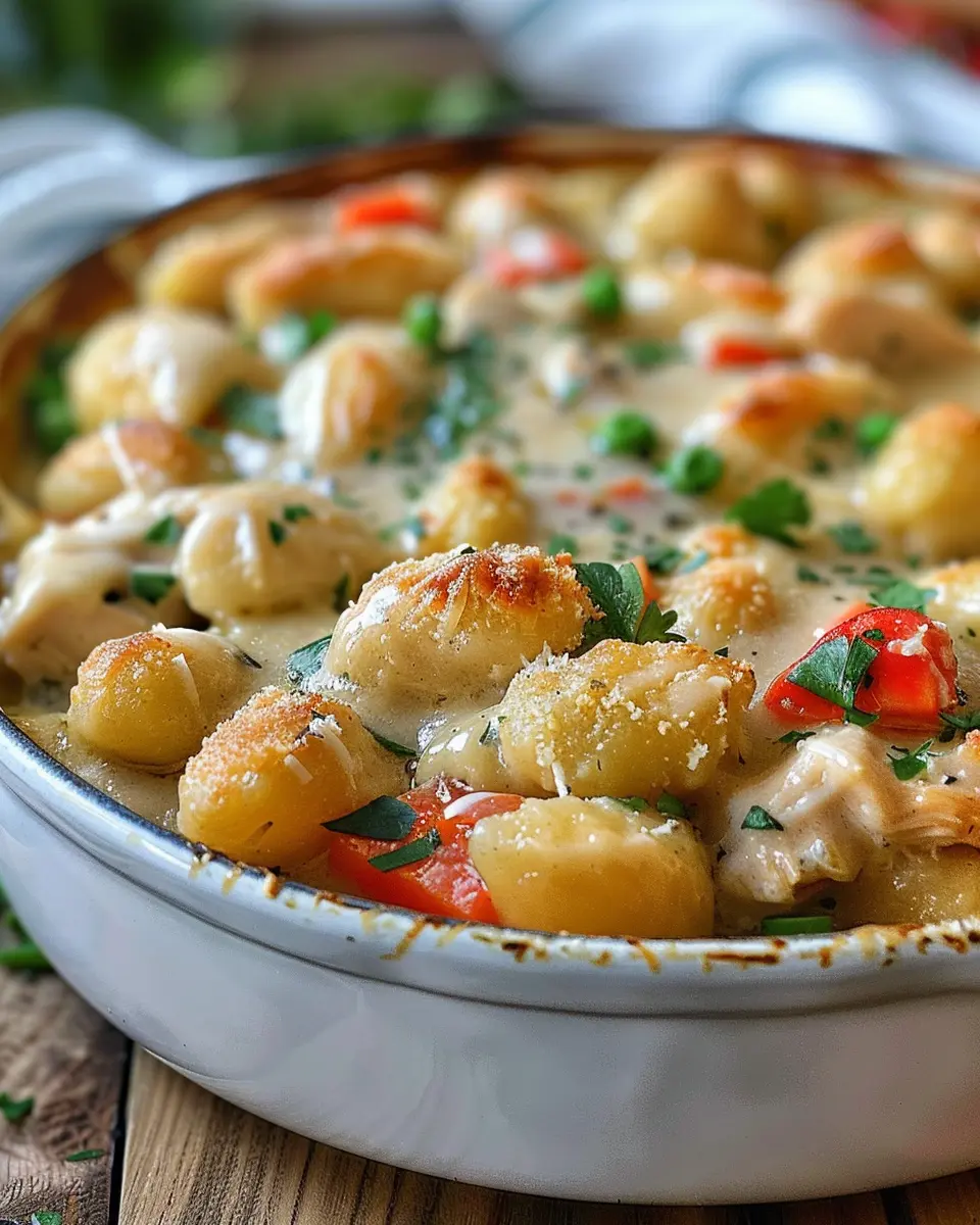 One Pot Gnocchi Chicken Pot Pie: A Cozy, Comforting Delight