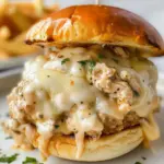 Chicken Alfredo Sloppy Joes