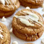 Chewy Maple Cinnamon Cookies with White Chocolate