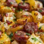 Cheesy Ranch Potatoes and Smoked Sausage