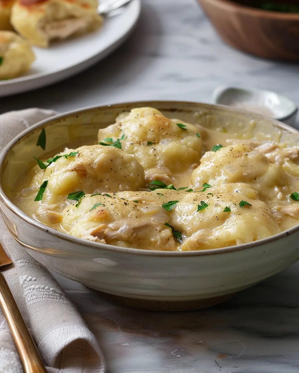 Chicken and Dumplings: A Cozy Indulgence with Turkey Bacon