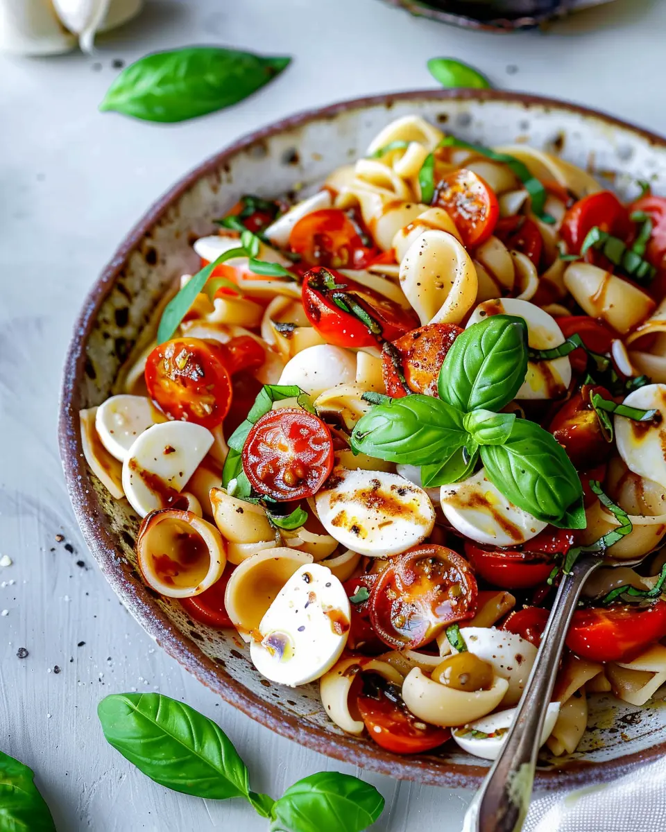 Caprese Pasta Salad: A Fresh and Easy Twist for Dinner Nights
