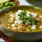 Pozole verde con pollo