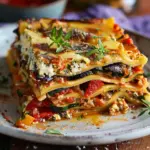 Layered Mediterranean Vegetable Lasagna with Creamy Ricotta