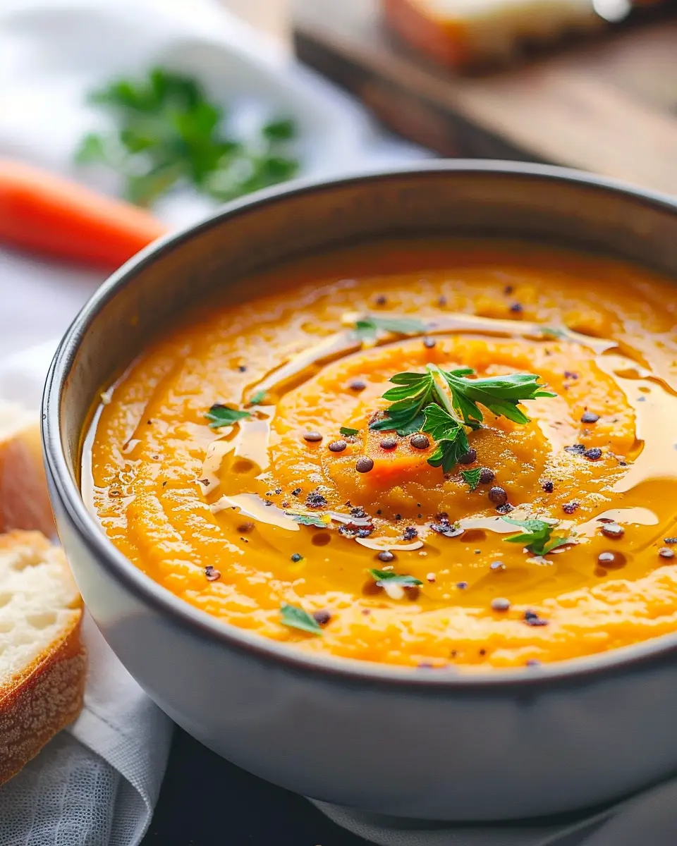 Spiced Carrot and Lentil Soup: The Best Cozy Comfort Recipe