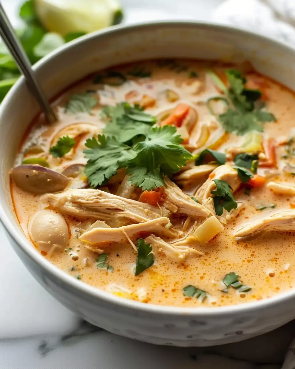 Easy Thai Chicken Curry Soup: A Heartwarming Comfort Bowl