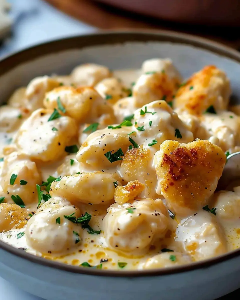 Creamy Crack Chicken Gnocchi with Turkey Bacon: An Indulgent Twist