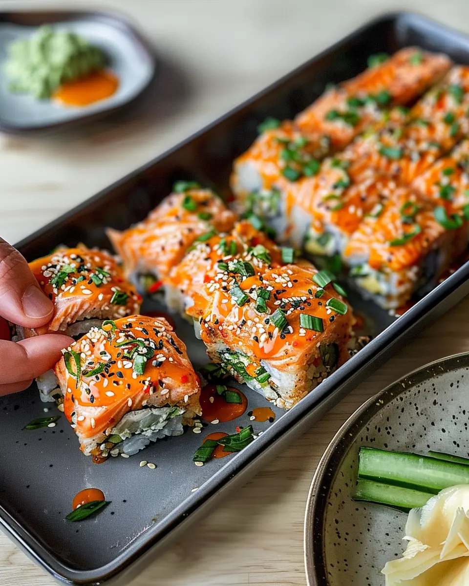 Spicy Salmon Sushi Bake: A Simple and Indulgent Family Favorite