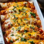 Chicken and Rice Enchiladas