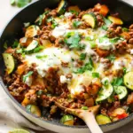 Ground Beef and Zucchini Skillet