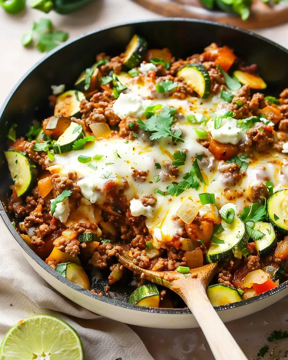Ground Beef and Zucchini Skillet: Easy Weeknight Comfort Dish