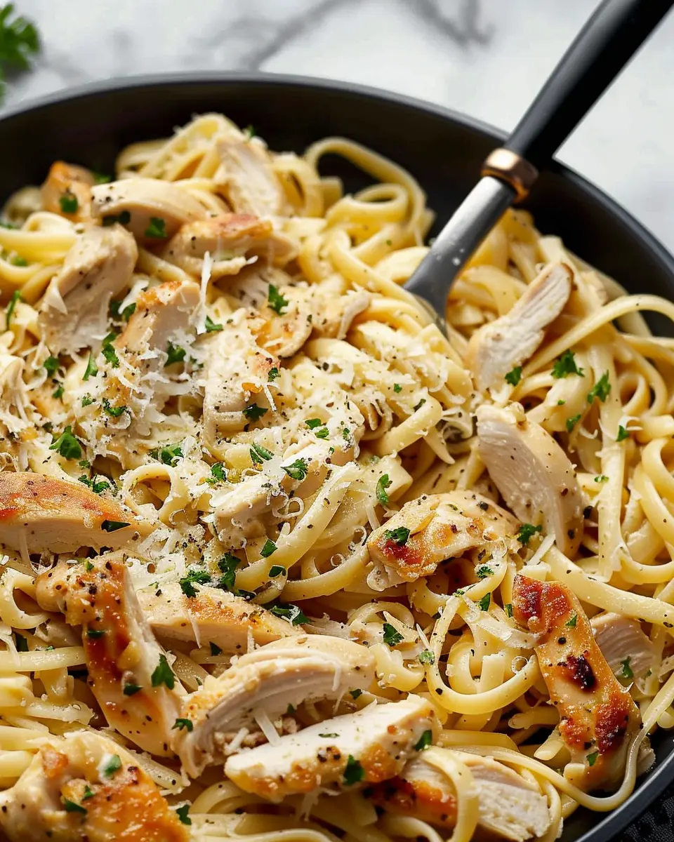 Garlic Parmesan Chicken Pasta: Easy Comfort Food in 30 Minutes