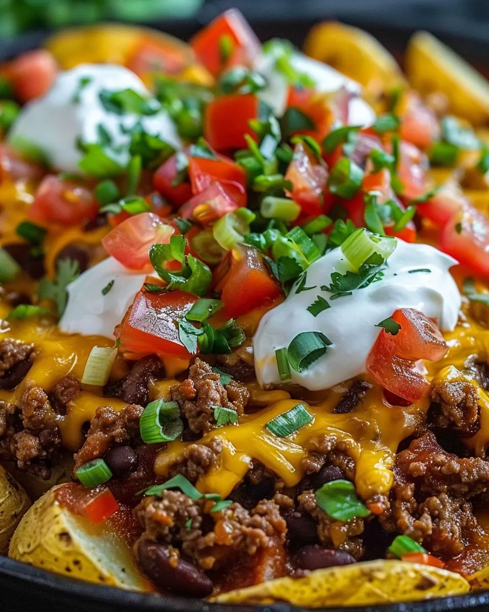 Cheesy Taco Potatoes: Indulgent Comfort Food for Home Cooks