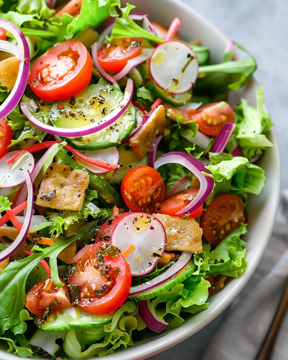 Classic House Salad: A Fresh, Easy Recipe with Turkey Bacon