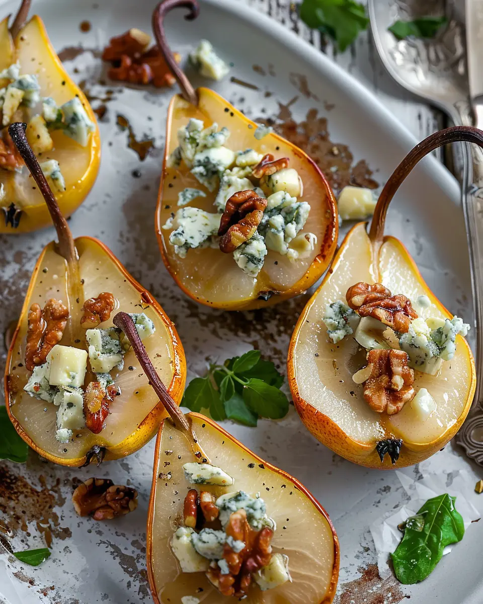 Blue Cheese Stuffed Pears: A Delightfully Indulgent Appetizer