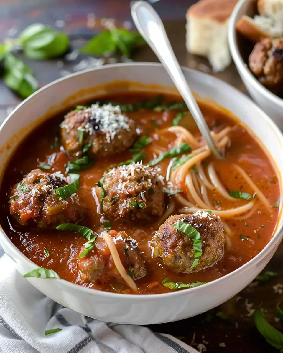 Italian Meatball Soup: A Cozy, Hearty Delight for Dinner