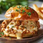 Chicken Alfredo Sloppy Joes