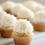 Coconut Snowball Cupcakes