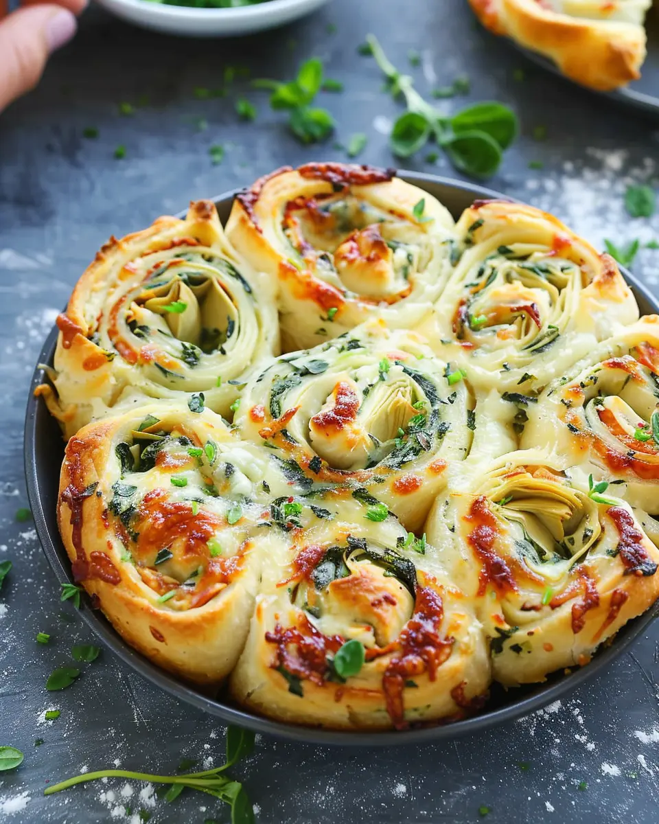 Cheesy Spinach and Artichoke Pinwheels: Easy &amp; Delicious Appetizer