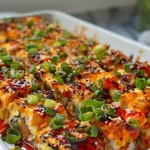 Spicy Salmon Sushi Bake