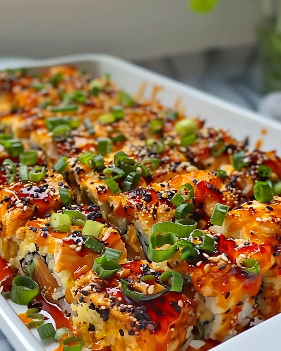 Spicy Salmon Sushi Bake: Your Easy Indulgence for Cozy Nights