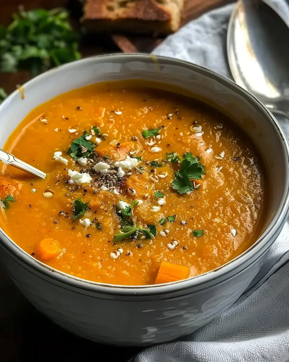 Spicy Carrot and Red Lentil Soup: A Comforting and Healthy Delight