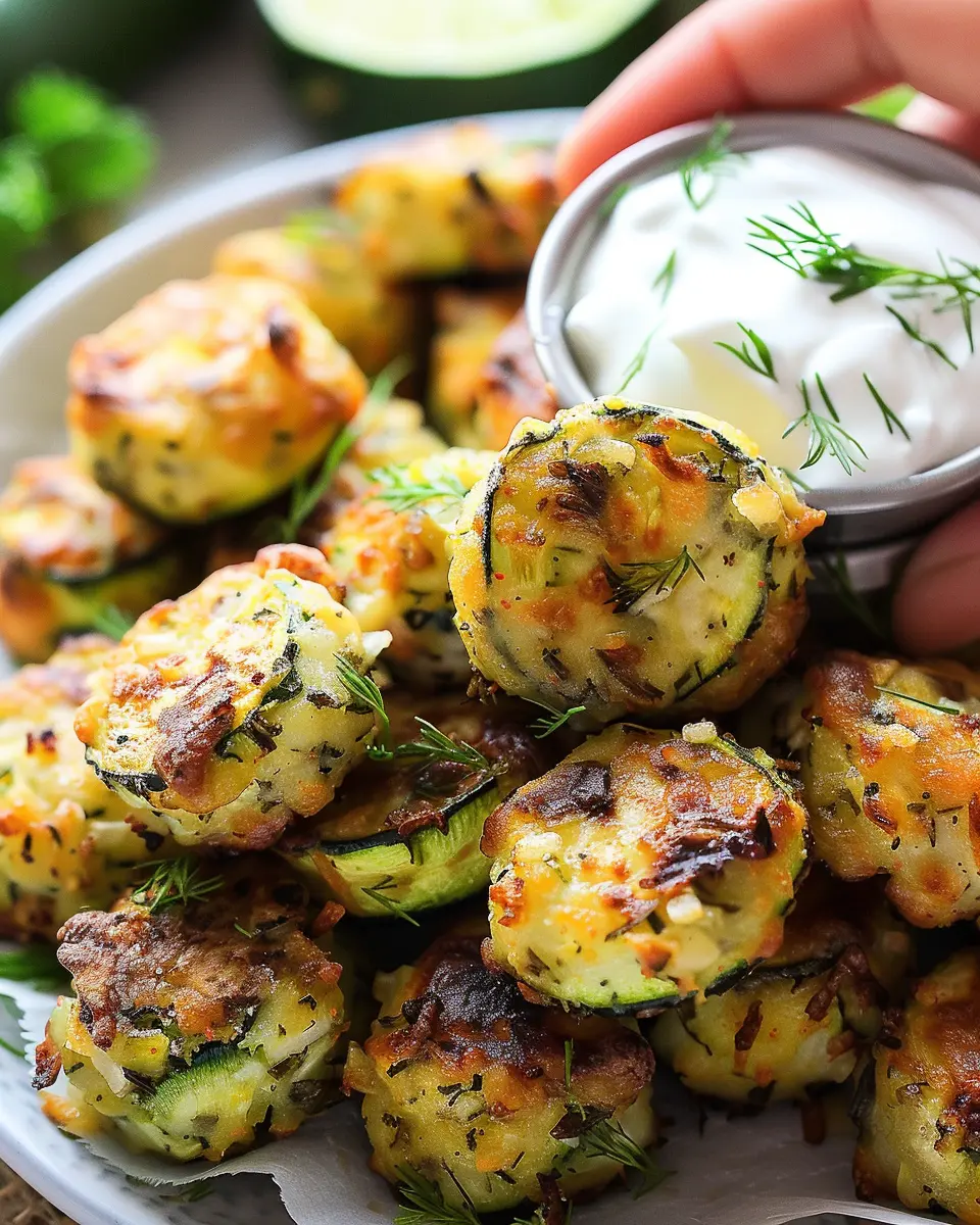 Cheesy Garlic Zucchini Bites: Easy, Irresistibly Delicious Appetizer