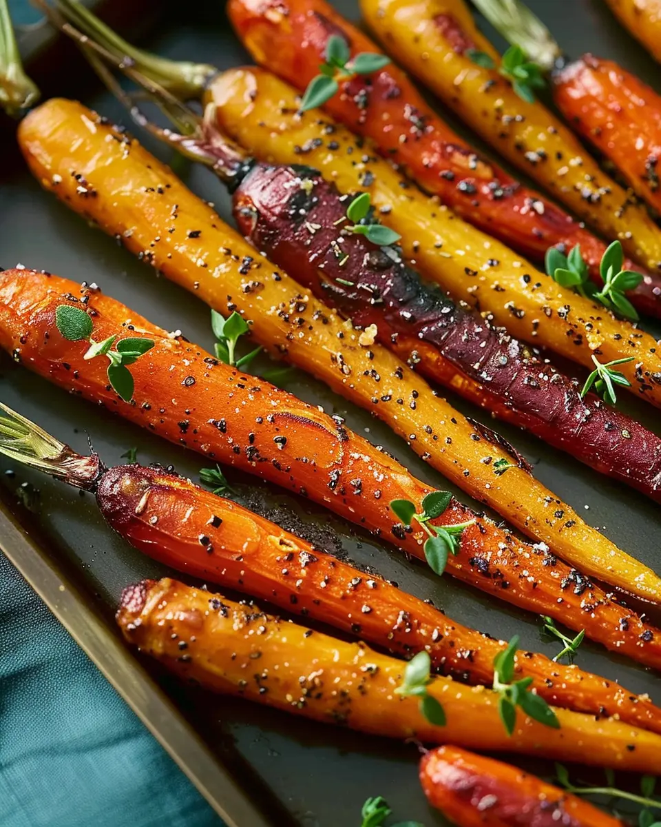 Maple-Dijon Roasted Carrots: A Simple and Savory Delight