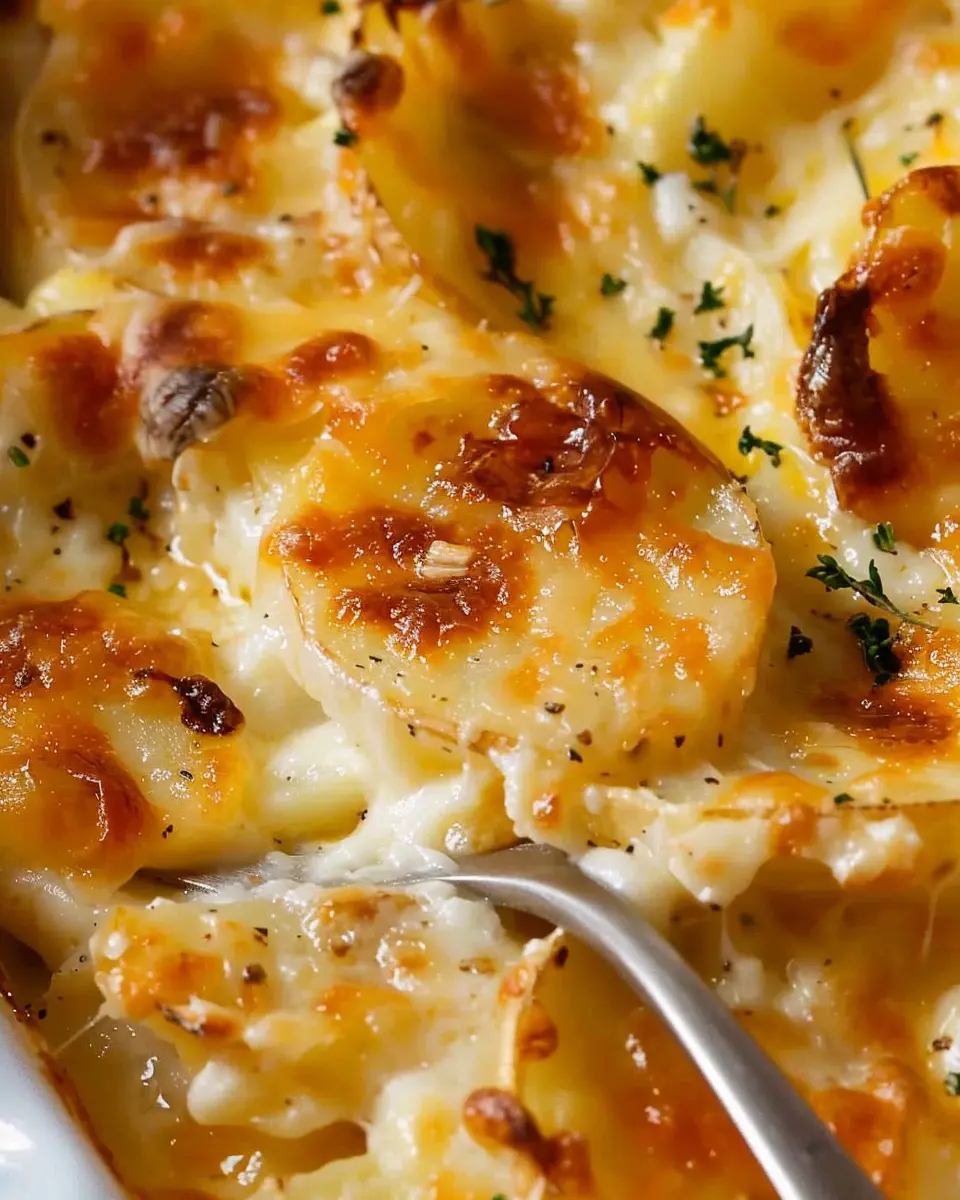 Cheesy Garlic Scalloped Potatoes: The Best Comfort Food Recipe