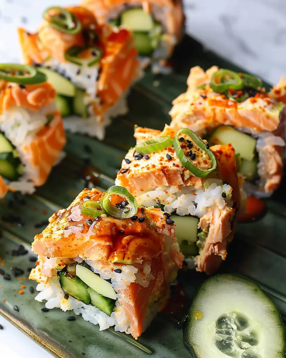 Spicy Salmon Sushi Bake: Easy Recipe for Homemade Delight